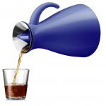 Evasolo 502918 1公升 真空保溫壺 (電光藍色) - 無滴漏真空設計